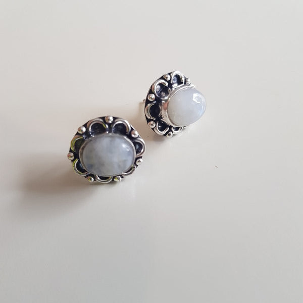 Antique Style Moonstone Earrings - MCA Design by Maria