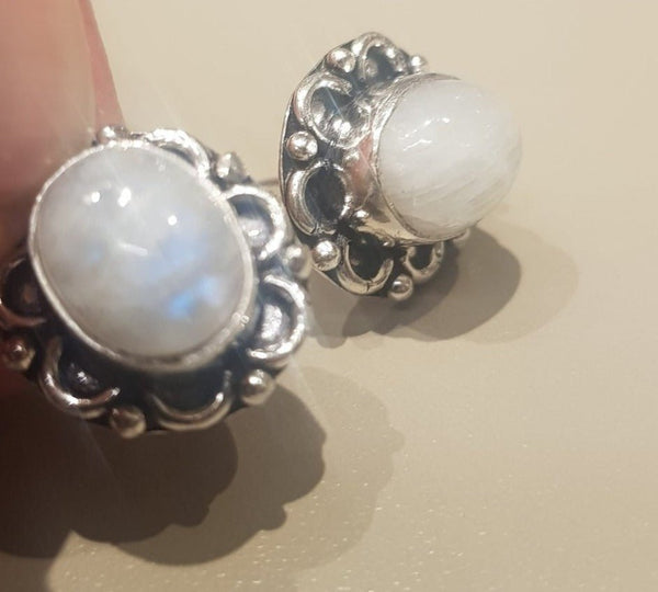 Antique Style Moonstone Earrings - MCA Design by Maria