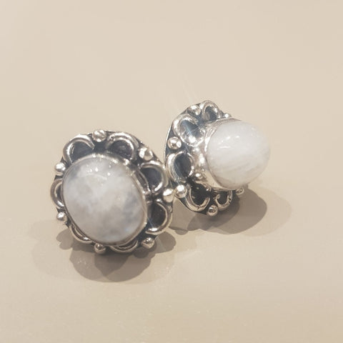 Antique Style Moonstone Earrings - MCA Design by Maria