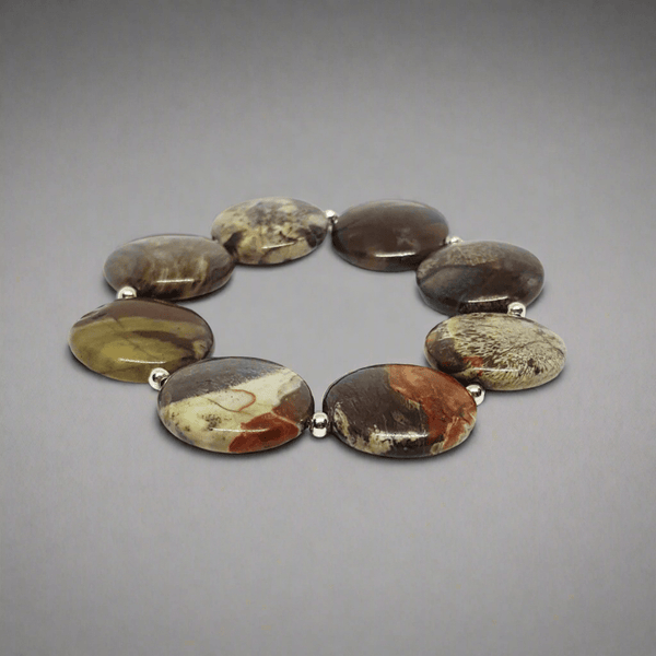 Jasper Coin Bracelet - MCA Design by Maria