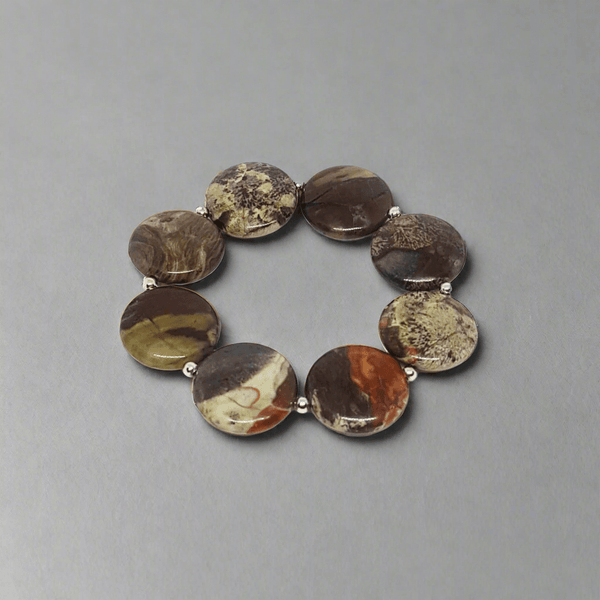 Jasper Coin Bracelet - MCA Design by Maria