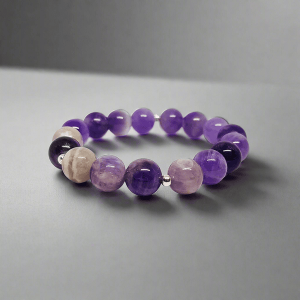 Purple Amethyst Bracelet - MCA Design by Maria