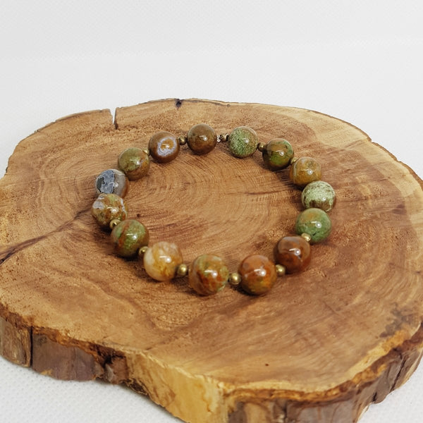 Green Opal Bracelet - MCA Design by Maria